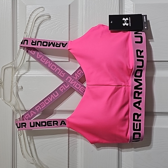 Under Armour Other - "NEW" Under Armour Crossback Low Logo Straps Women's Large Sports Bra